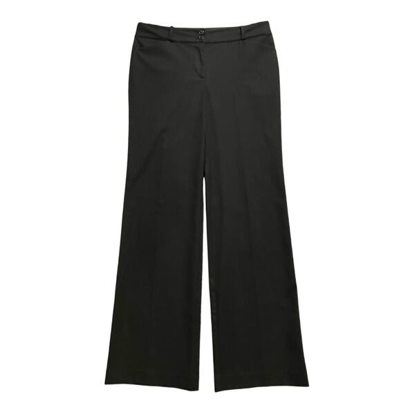 Ann Taylor Women's Black Signature Mid-Rise Flare 32" Inseam Career Pants SZ 4 - Picture 1 of 8